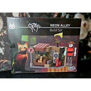 Stray NEON ALLEY Snap And Switch Build Set - NEW SEALED - 149 Pieces Well Played